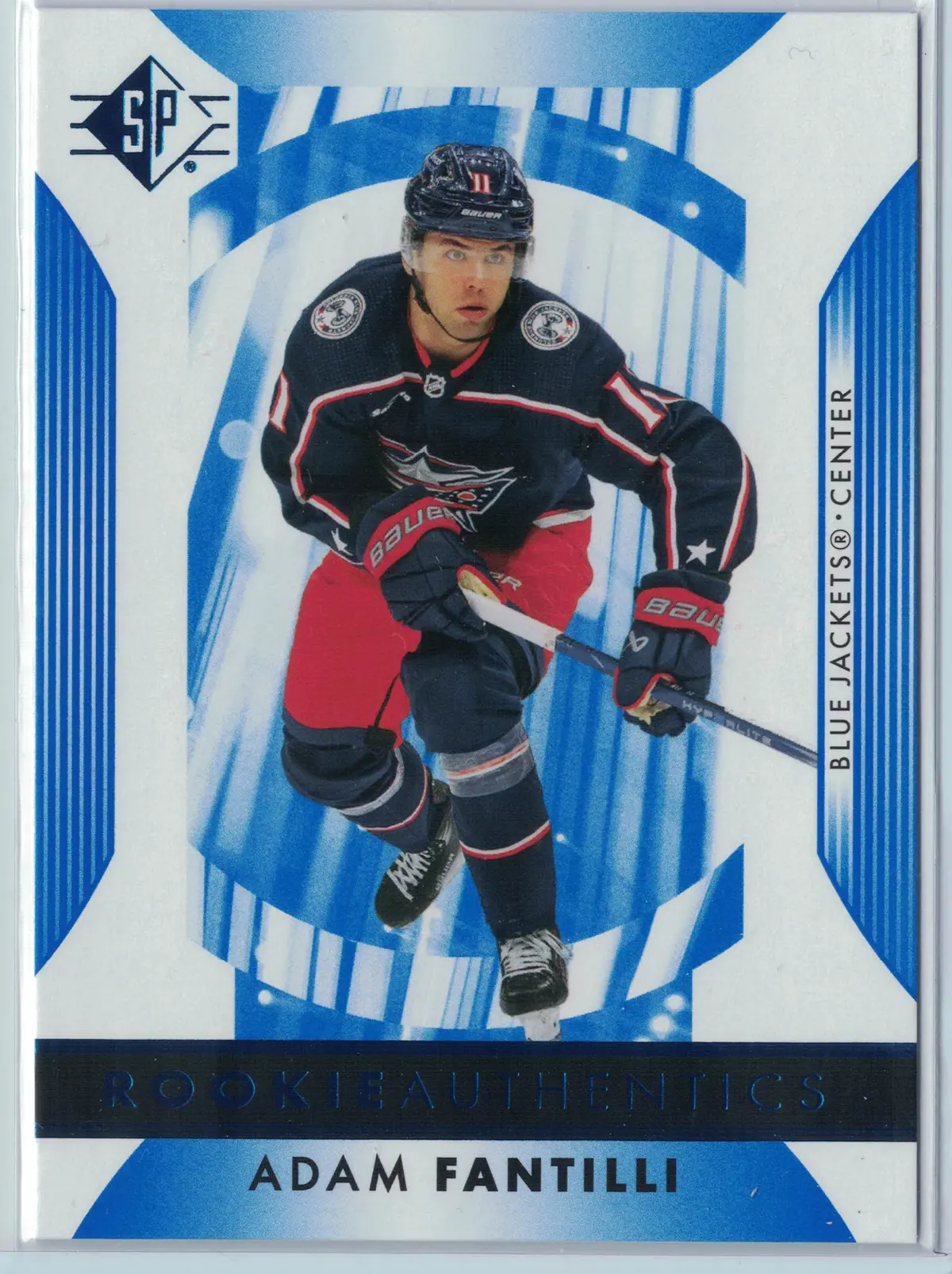 Adam Fantilli Rookie Authentics #107 2023-24 SP Hockey Card — front