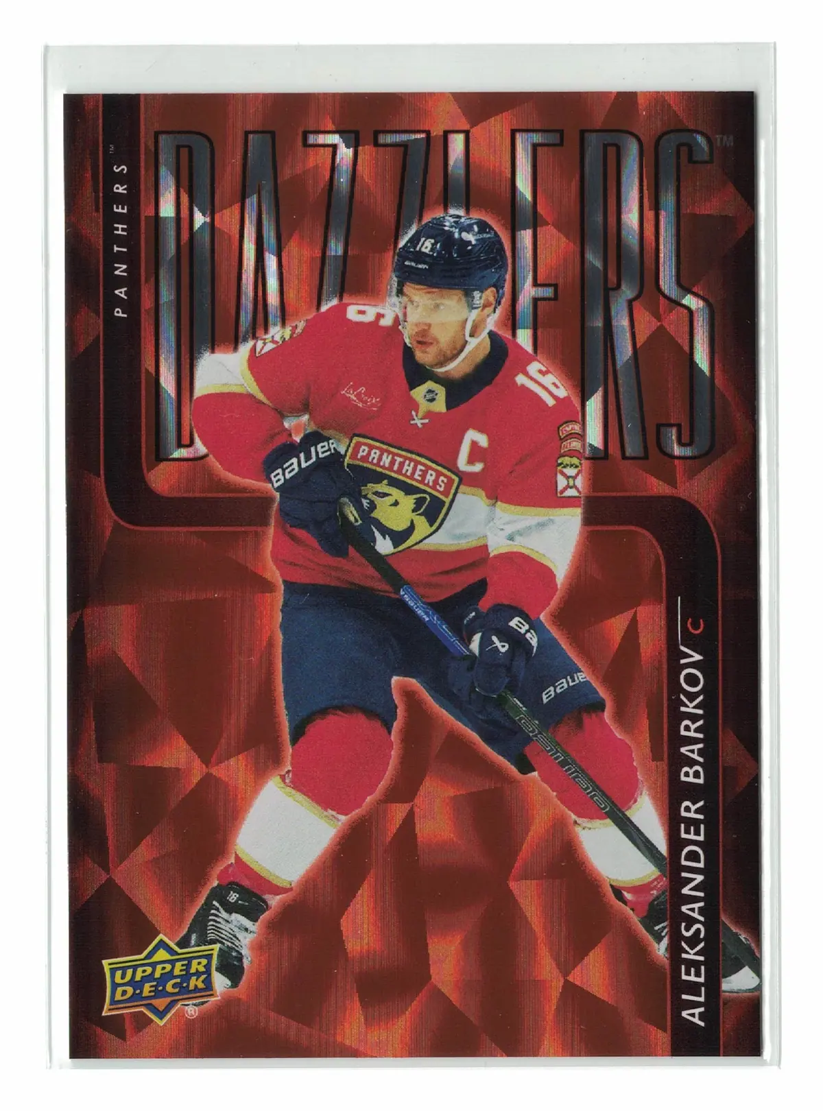 Aleksander Barkov Dazzlers #DZ-16 2025-26 Upper Deck Series 1 Hockey Card — front