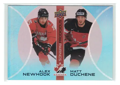 Alex Newhook / Matt Duchene Prodigious Pairings #PP-20 2026 Upper Deck Team Canada