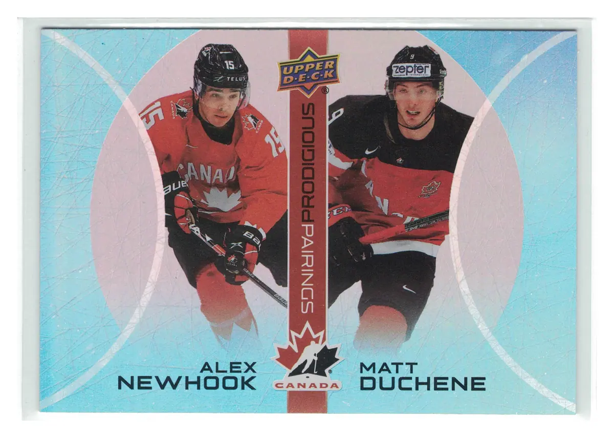 YOU PICK 2026 UD Team Canada Prodigious Pairings Insert Complete Your Set Hockey — front