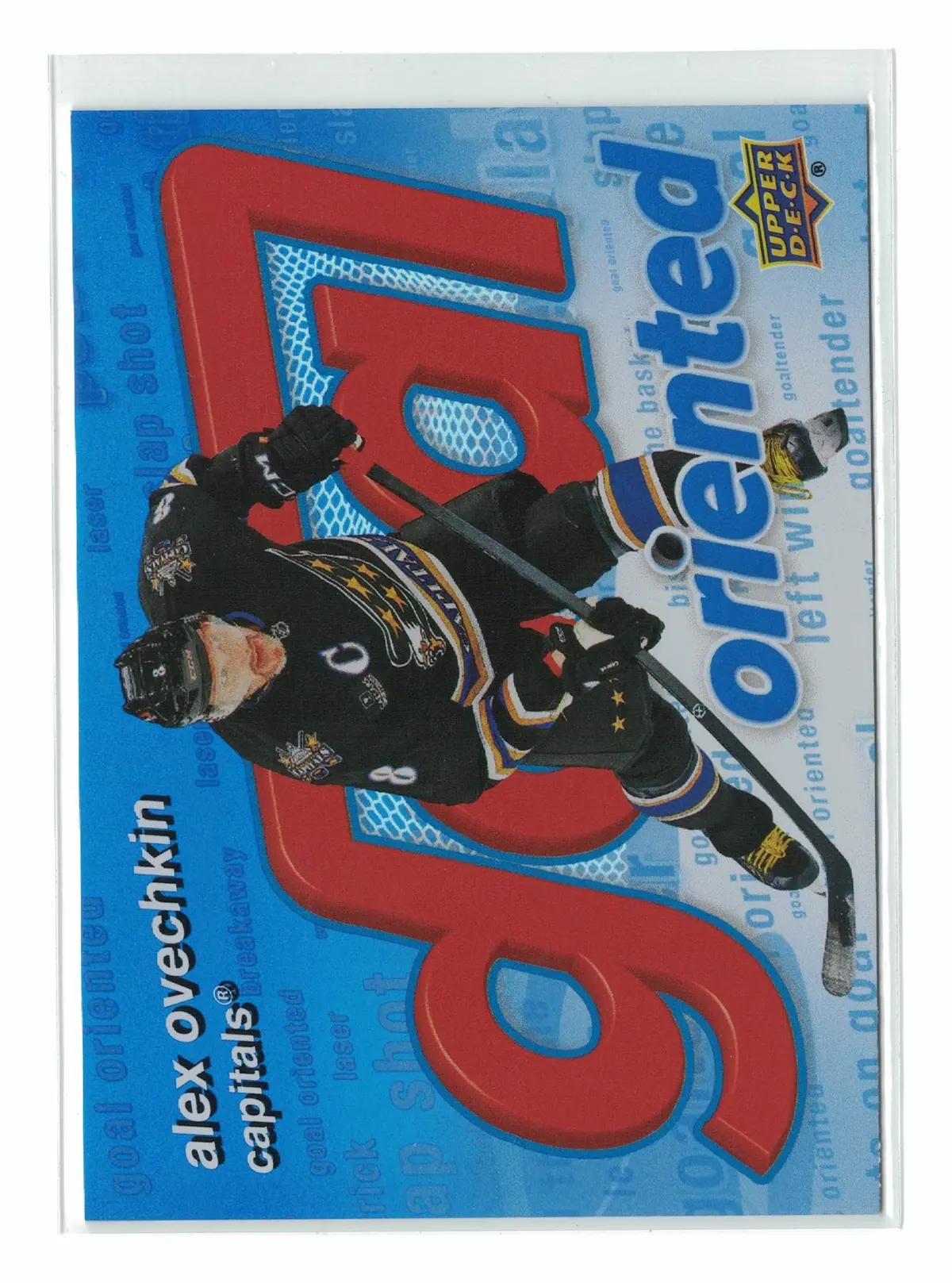 Alex Ovechkin Goal Oriented #GO-8 2025-26 Upper Deck Series 1 Hockey Card — front