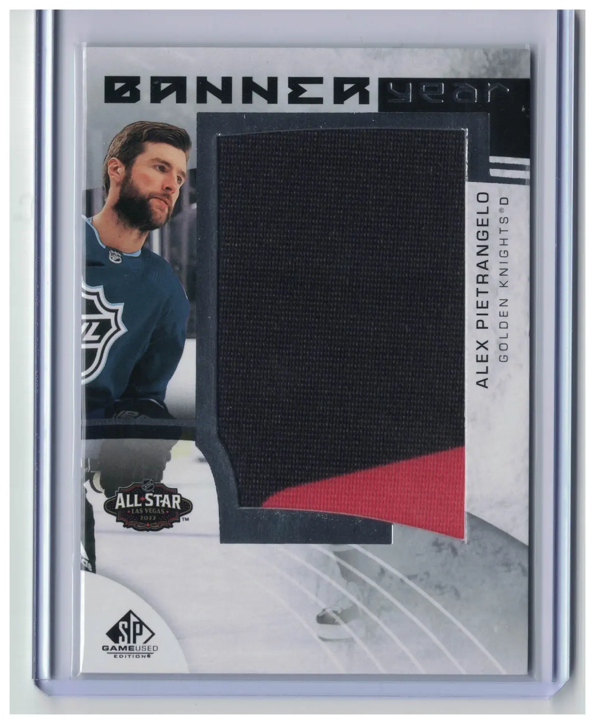 Alex Pietrangelo Banner Year Relic BYAS-PI Knights 2022-23 SP Game Used Relic — front