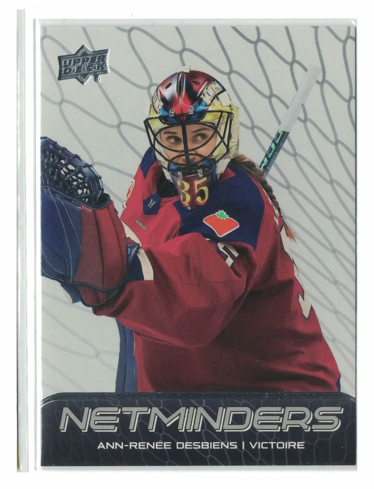 Ann-Renee Desbiens Netminders #N-8 2025-26 Upper Deck PWHL Hockey Card — front