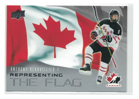 Anthony Beauvillier Representing the Flag #RF-28 2026 Upper Deck Team Canada