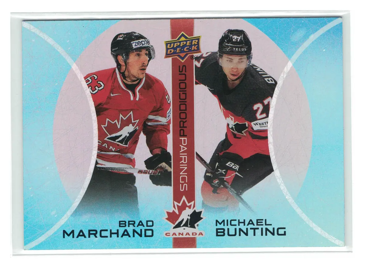YOU PICK 2026 UD Team Canada Prodigious Pairings Insert Complete Your Set Hockey — front