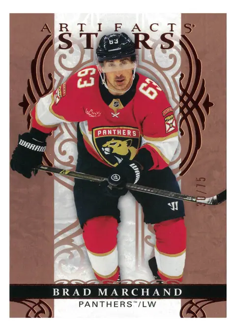 Brad Marchand Stars Copper #149 30/75 2026-27 Upper Deck Artifacts