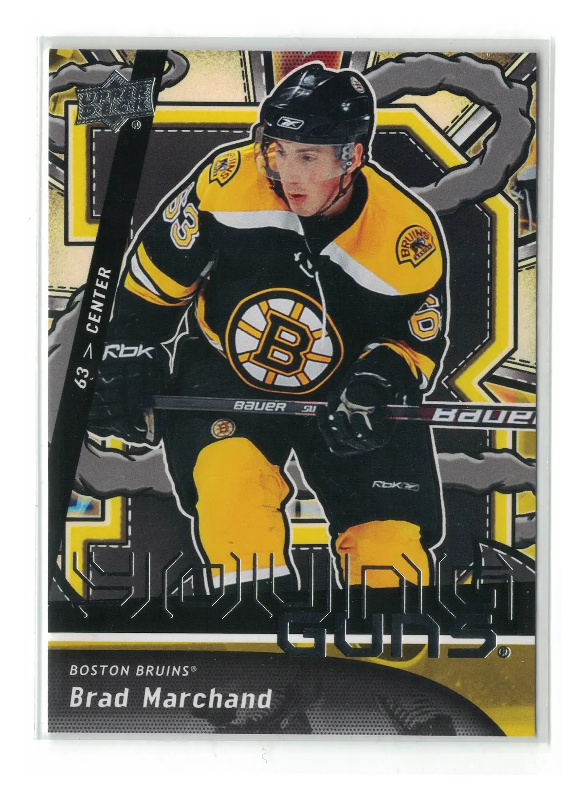 Brad Marchand Young Guns Retro #YGR-33 2024-25 Upper Deck Series 1 Hockey Card — front