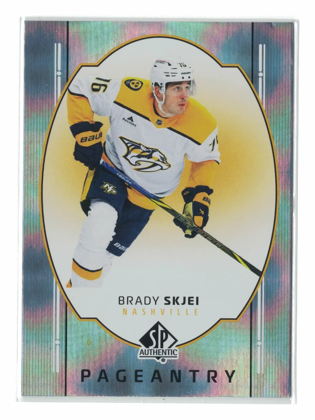 Brady Skjei Pageantry #P-84 2025-26 SP Authentic Hockey Card — front