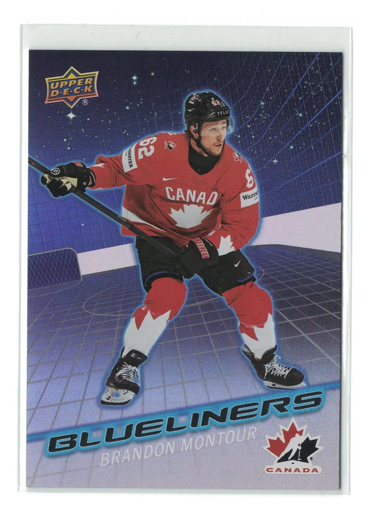 Brandon Montour Blueliners #BL-11 2026 UD Team Canada — front