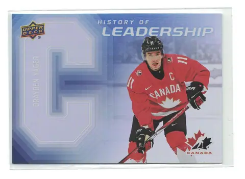 Brayden Yager History of Leadership #HL-14 2026 UD Team Canada
