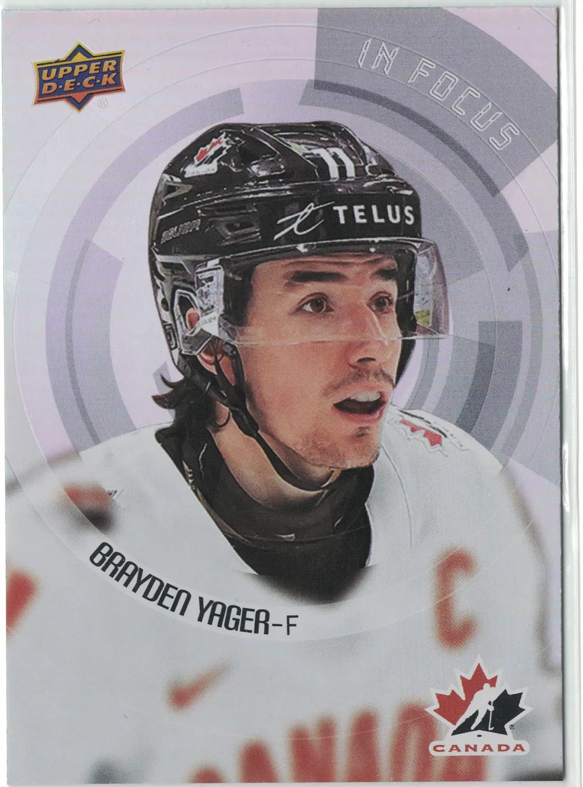 YOU PICK 2026 UD Team Canada In Focus Insert Complete Your Set Hockey — front