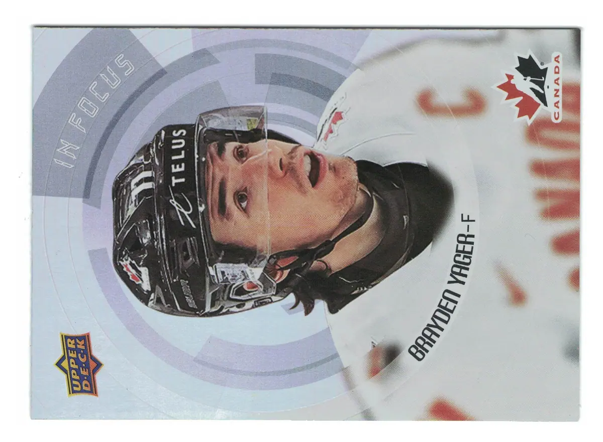 Brayden Yager In Focus #IF-3 2026 UD Team Canada — front