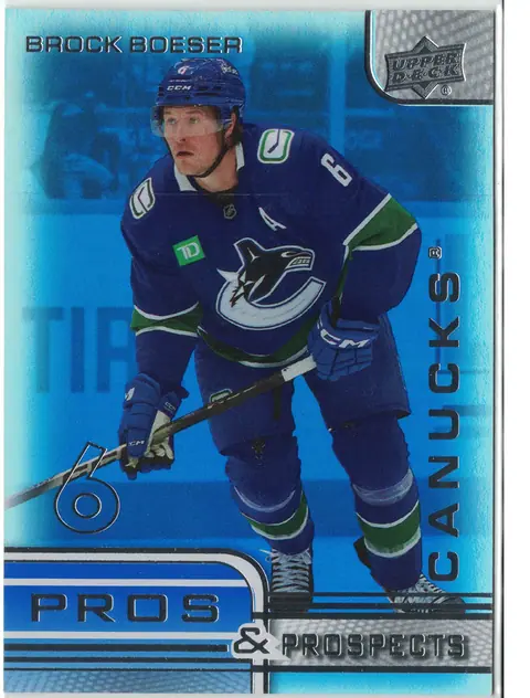 Brock Boeser Pros & Prospects #PP-13 2025-26 Upper Deck Extended Series