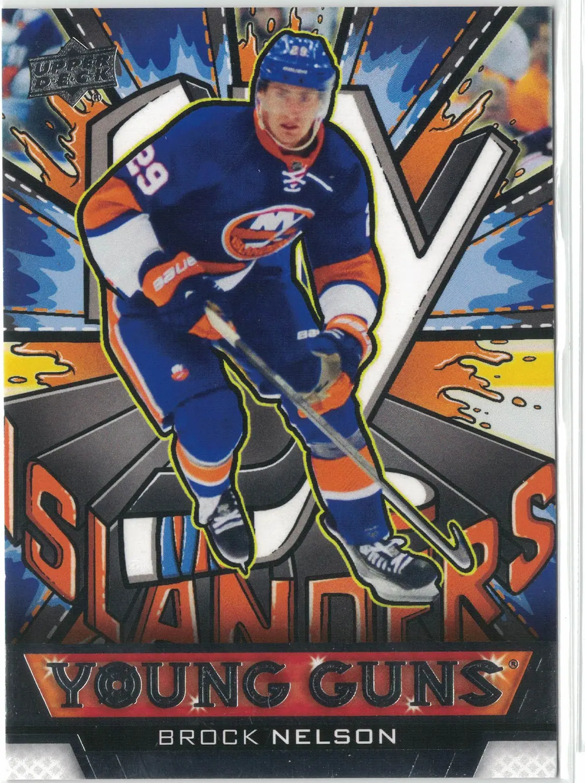 Brock Nelson Young Guns #YGR-45 2024-25 Upper Deck Series 1 Hockey Card — front