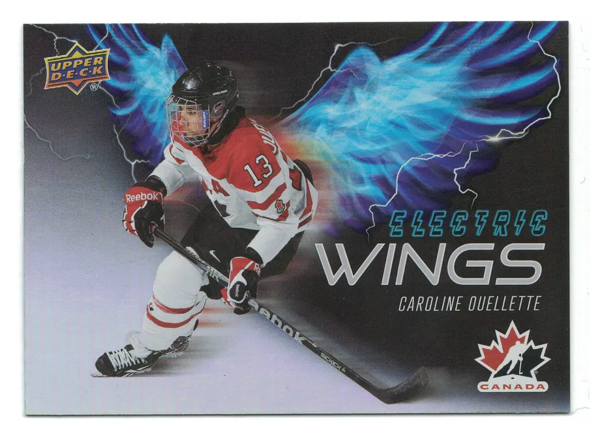 Caroline Ouellette Electric Wings #EW-17 2026 UD Team Canada — front