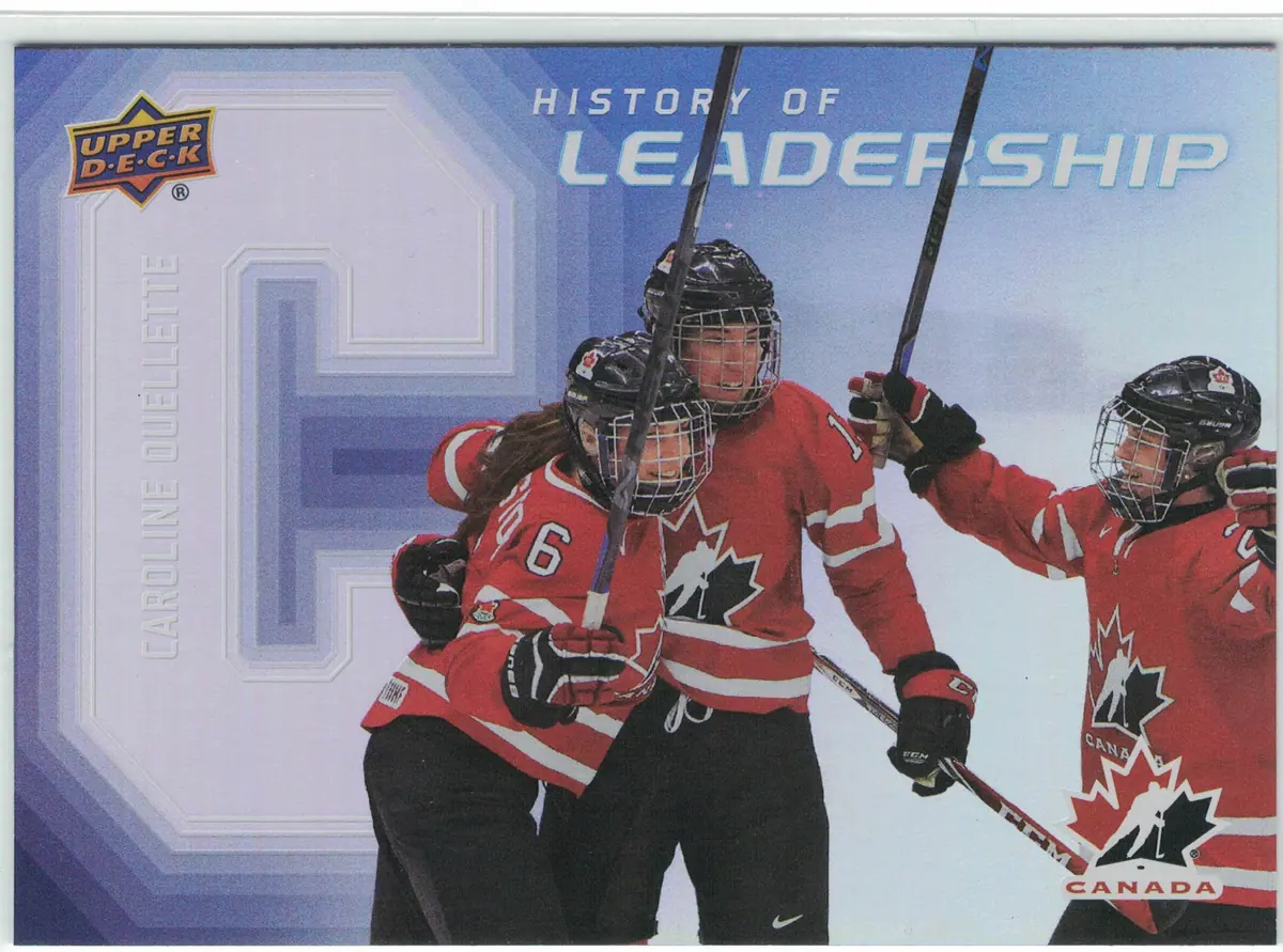 YOU PICK 2026 UD Team Canada History of Leadership Complete Your Set — front