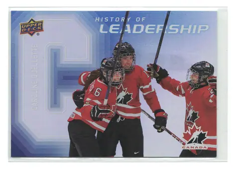 Caroline Ouellette History of Leadership #HL-1 2026 UD Team Canada