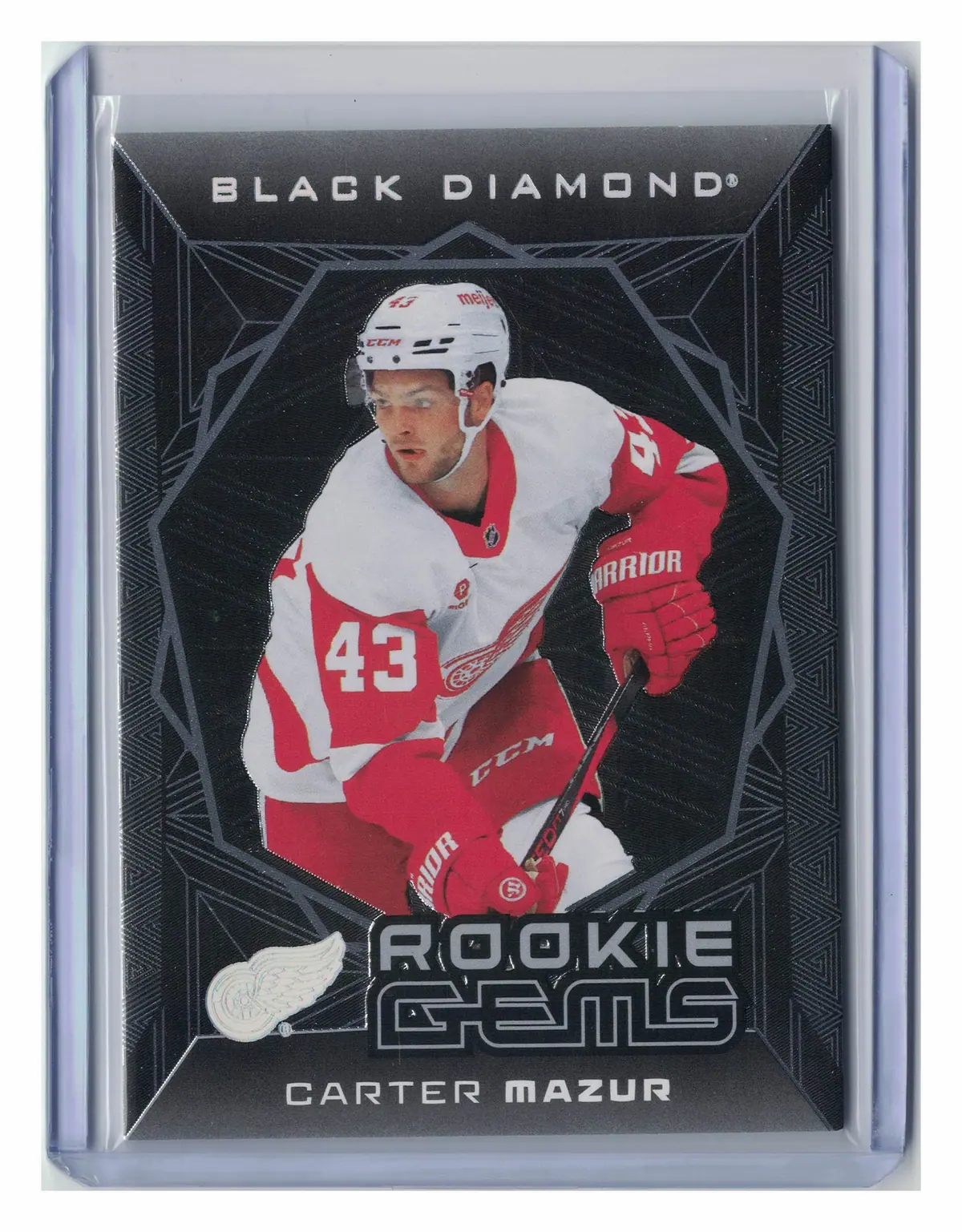 Carter Mazur Black Diamond Rookie Gems 27/399 #RG-CM 2025-26 Upper Deck Hockey — front