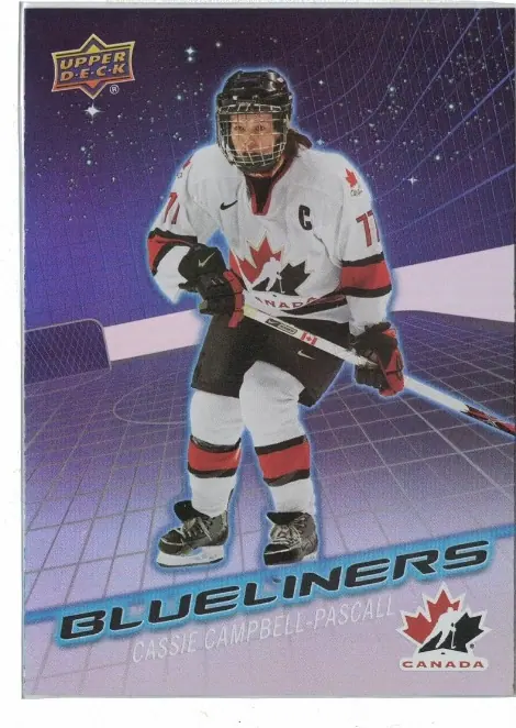 Cassie Campbell-Pascall 2026 Upper Deck Team Canada Blueliners #BL-9 Hockey Card — front