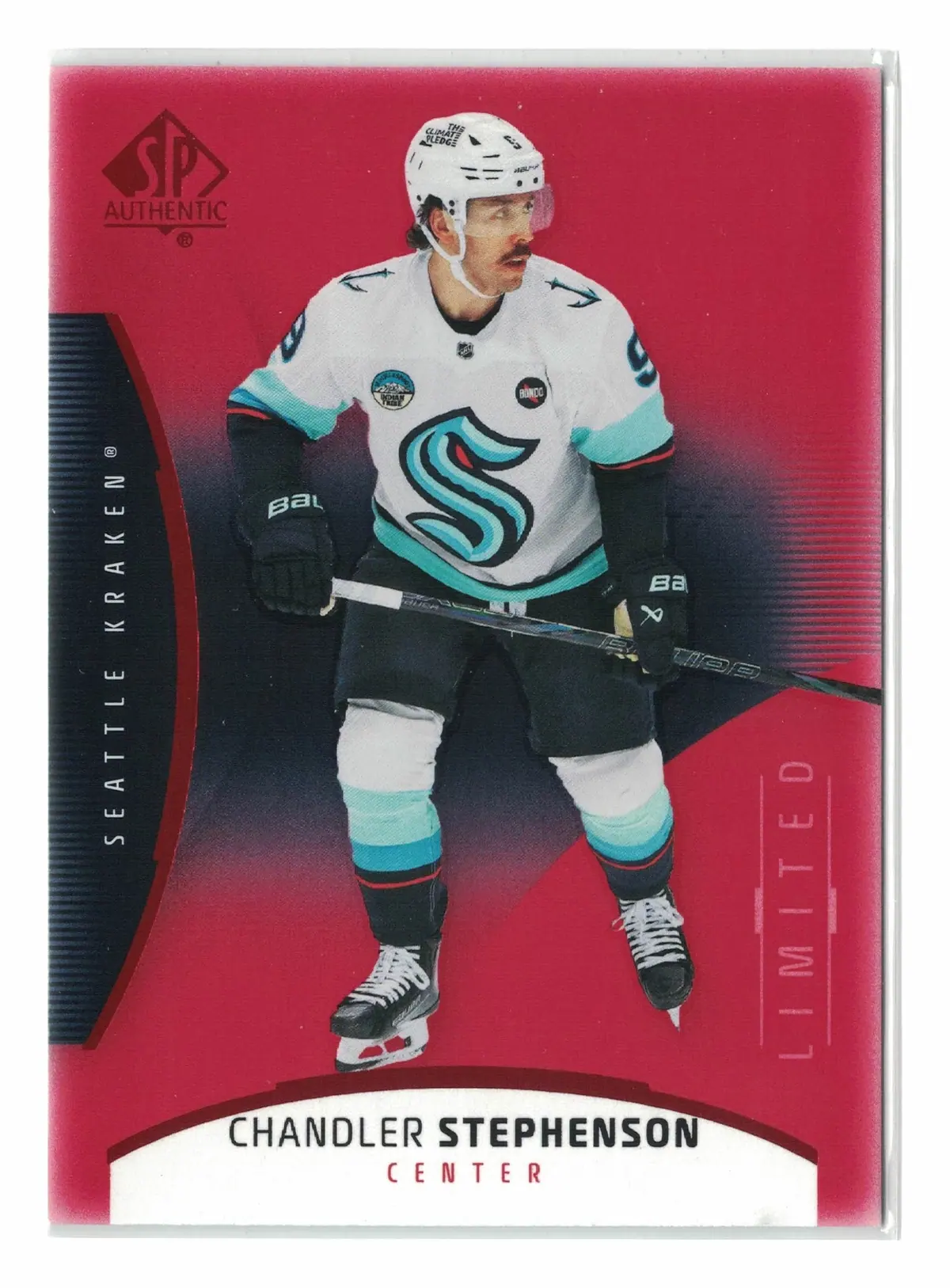 Chandler Stephenson Limited Red #72 2025-26 SP Authentic Hockey Card — front