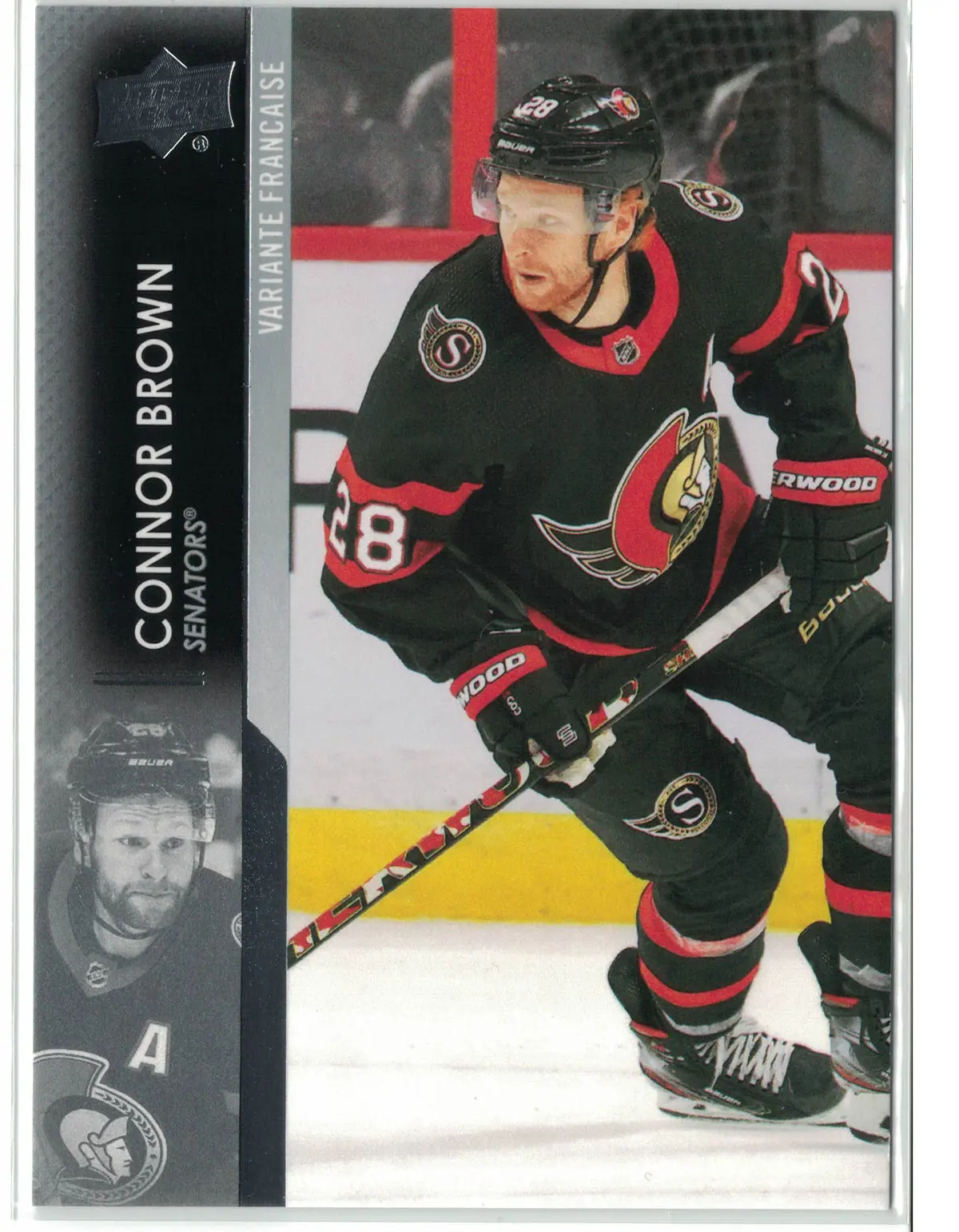 Connor Brown 2021-22 Upper Deck Series 2 Variante Française (French Variation) — front