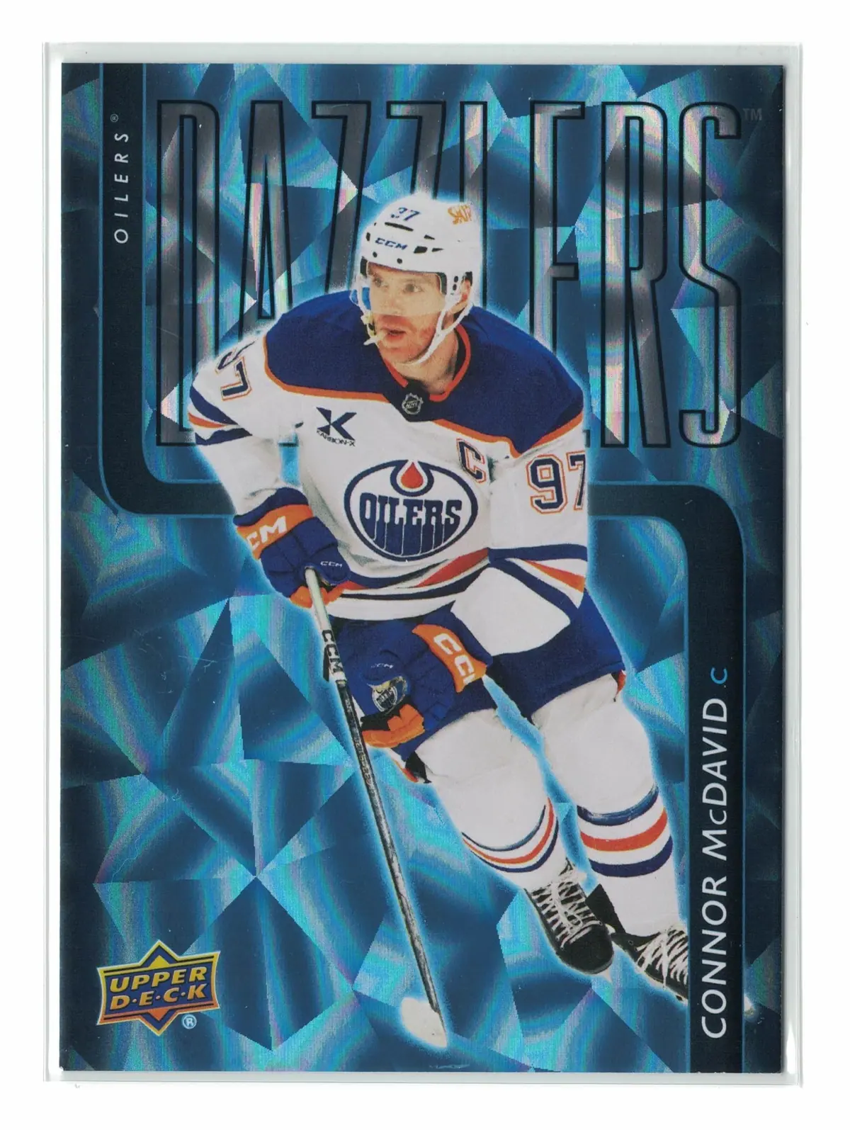 Connor McDavid Dazzlers #DZ-98 2025-26 Upper Deck Series 2 Hockey Card — front