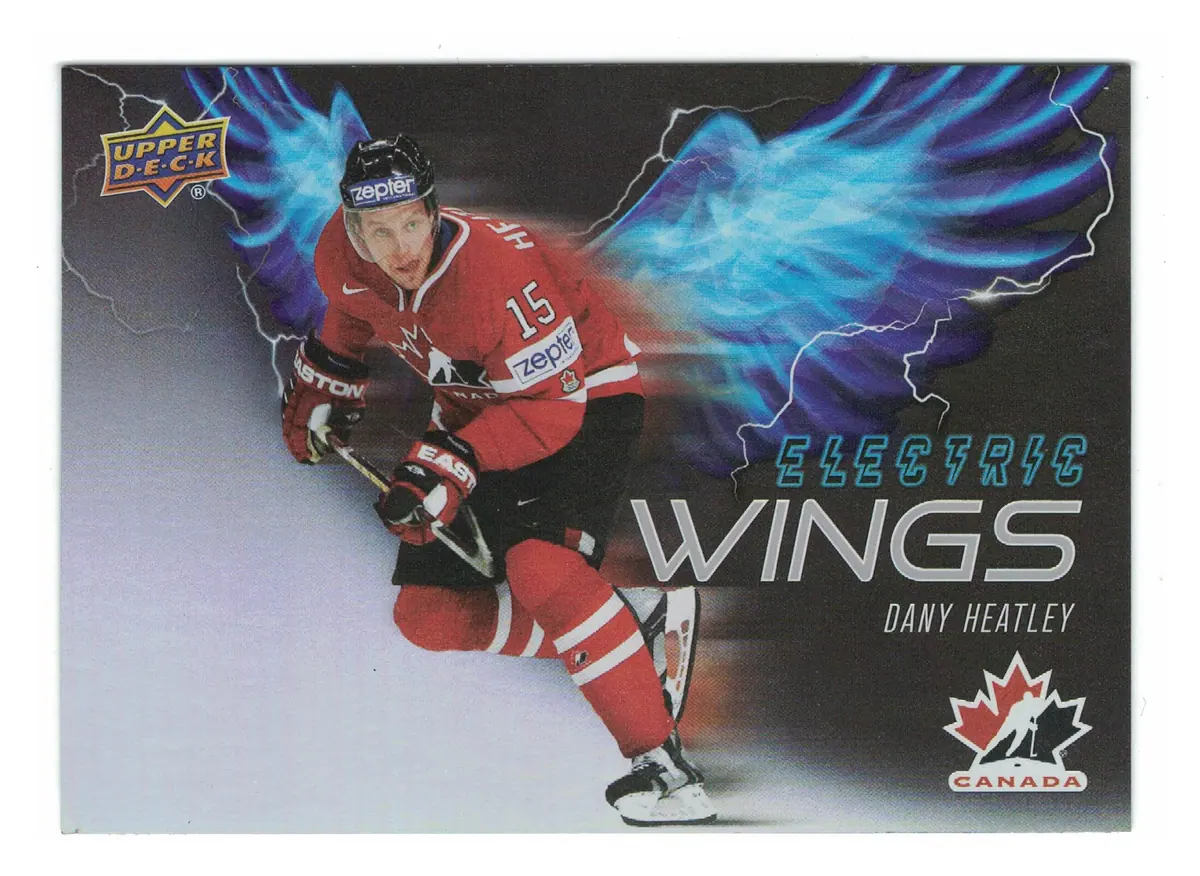Dany Heatley Electric Wings #EW-11 2026 UD Team Canada — front