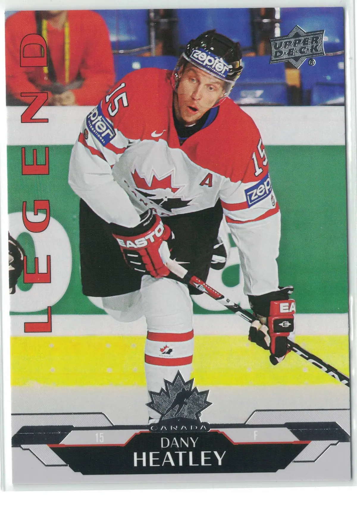 Dany Heatley Legend #185 2026 Upper Deck Team Canada Hockey Card — front