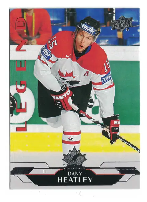 Dany Heatley Legend #185 2026 UD Team Canada