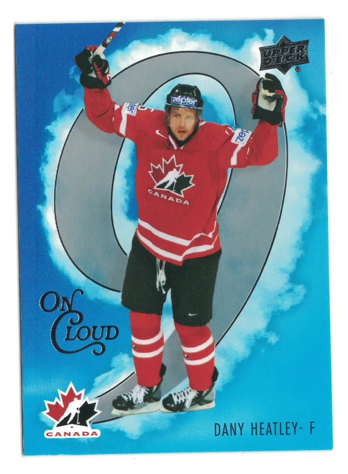 Dany Heatley On Cloud 9 #CN-2 2026 UD Team Canada — front