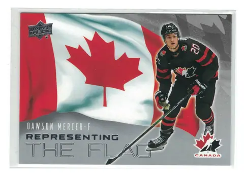 Dawson Mercer Representing the Flag #RF-3 2026 Upper Deck Team Canada