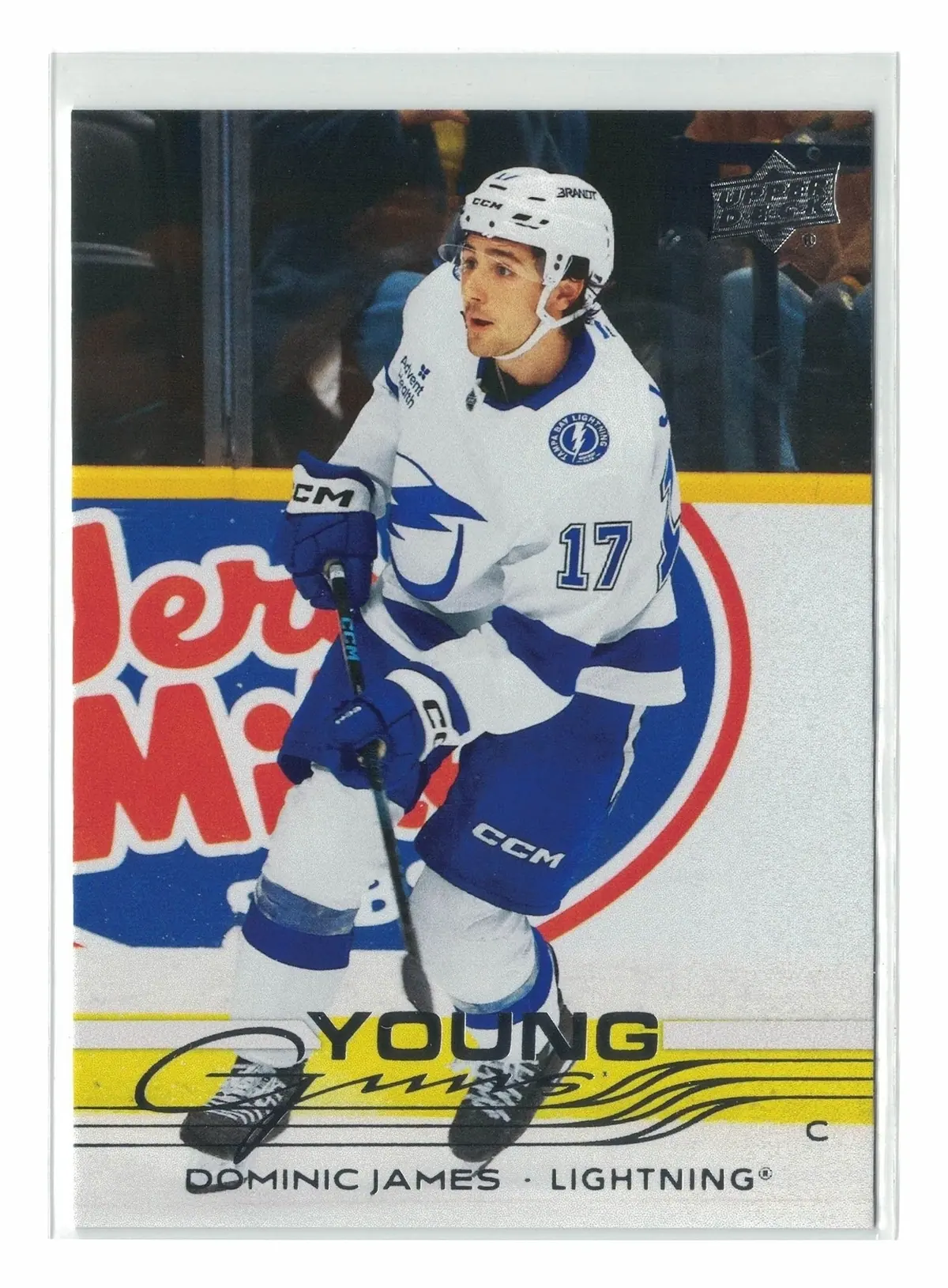 Dominic James Young Guns #485 2025-26 Upper Deck Series 2 Hockey Card — front
