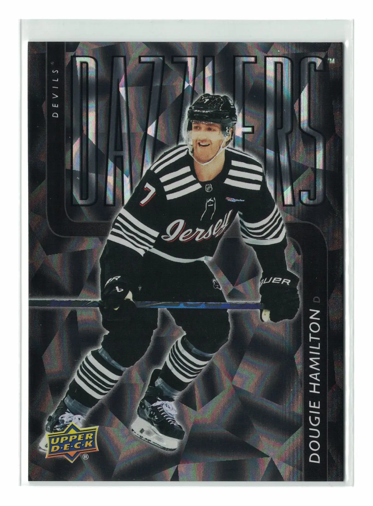 Dougie Hamilton Dazzlers #DZ-25 2025-26 Upper Deck Series 1 Hockey Card — front