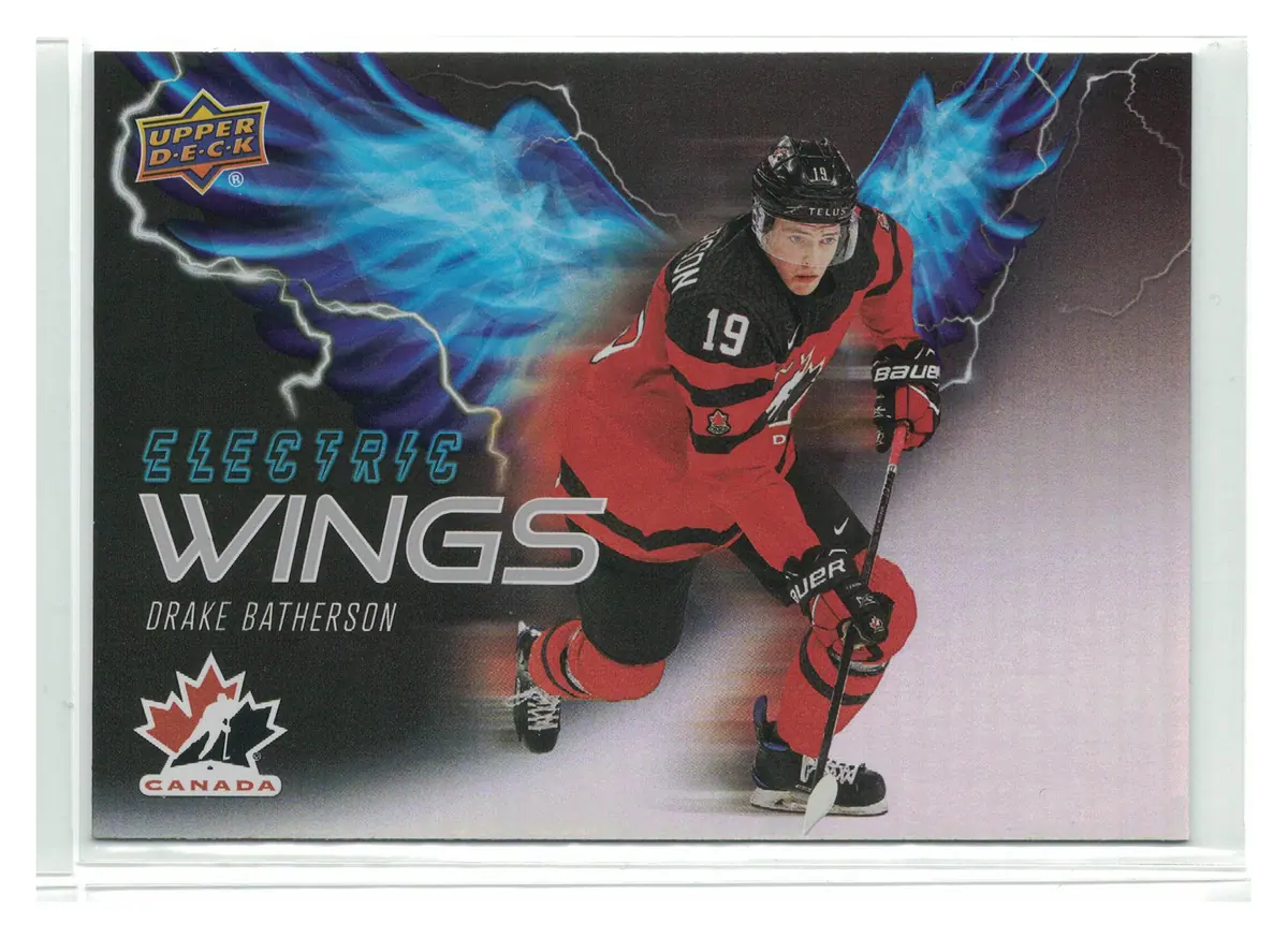 YOU PICK 2026 UD Team Canada Electric Wings Insert Complete Your Set Hockey — front