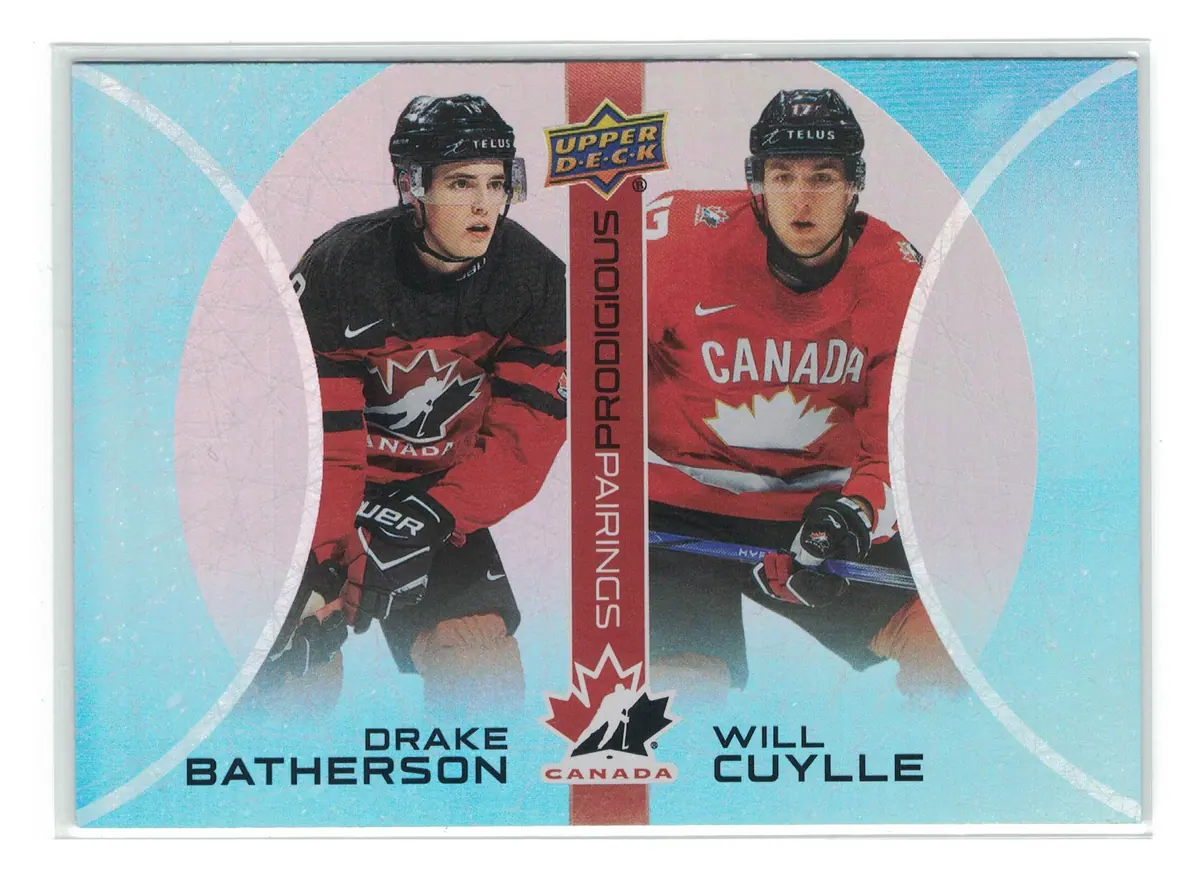 YOU PICK 2026 UD Team Canada Prodigious Pairings Insert Complete Your Set Hockey — front