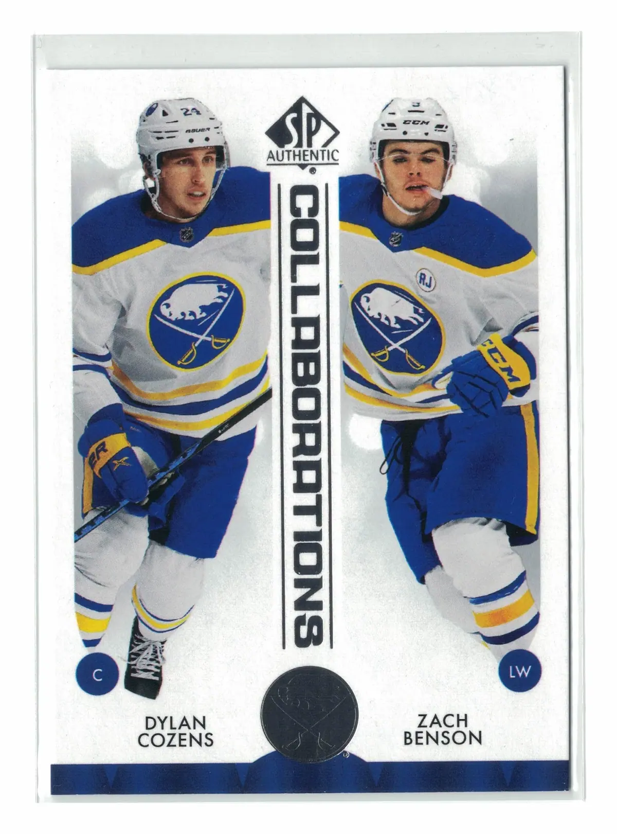 Dylan Cozens / Zach Benson Collaborations #C-18 2023-24 SP Authentic Hockey Card — front