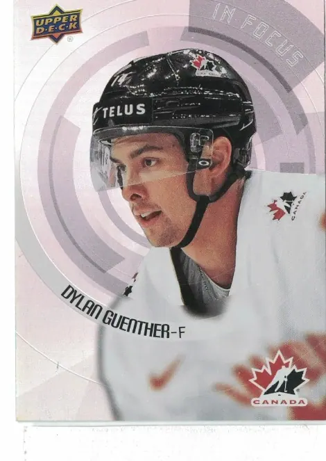 Dylan Guenther 2026 Upper Deck Team Canada In Focus #IF-12 Hockey Card — front