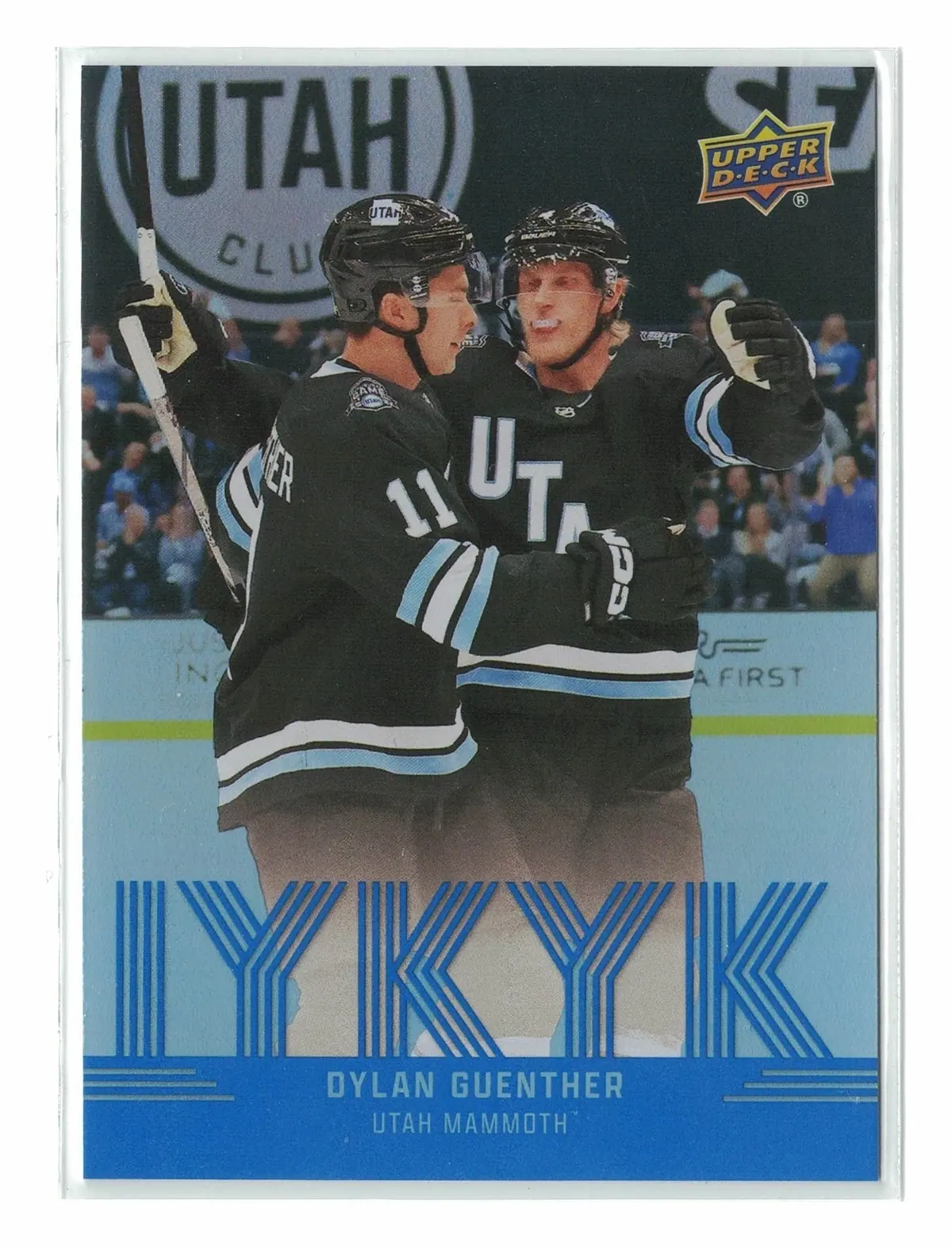 Dylan Guenther IYKYK #IYKYK-1 2025-26 Upper Deck Series 2 Hockey Card — front