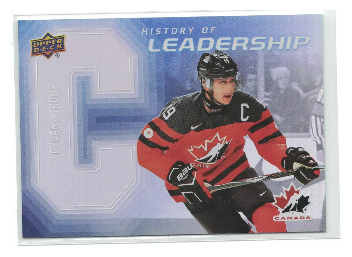 Dylan Strome History of Leadership #HL-15 2026 UD Team Canada — front