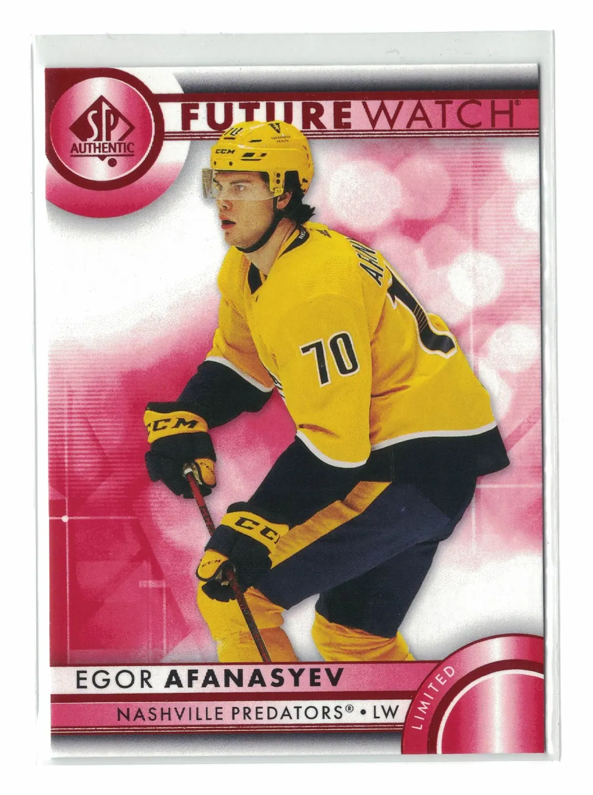 Egor Afanasyev Future Watch #122 2023-24 SP Authentic Hockey Card — front