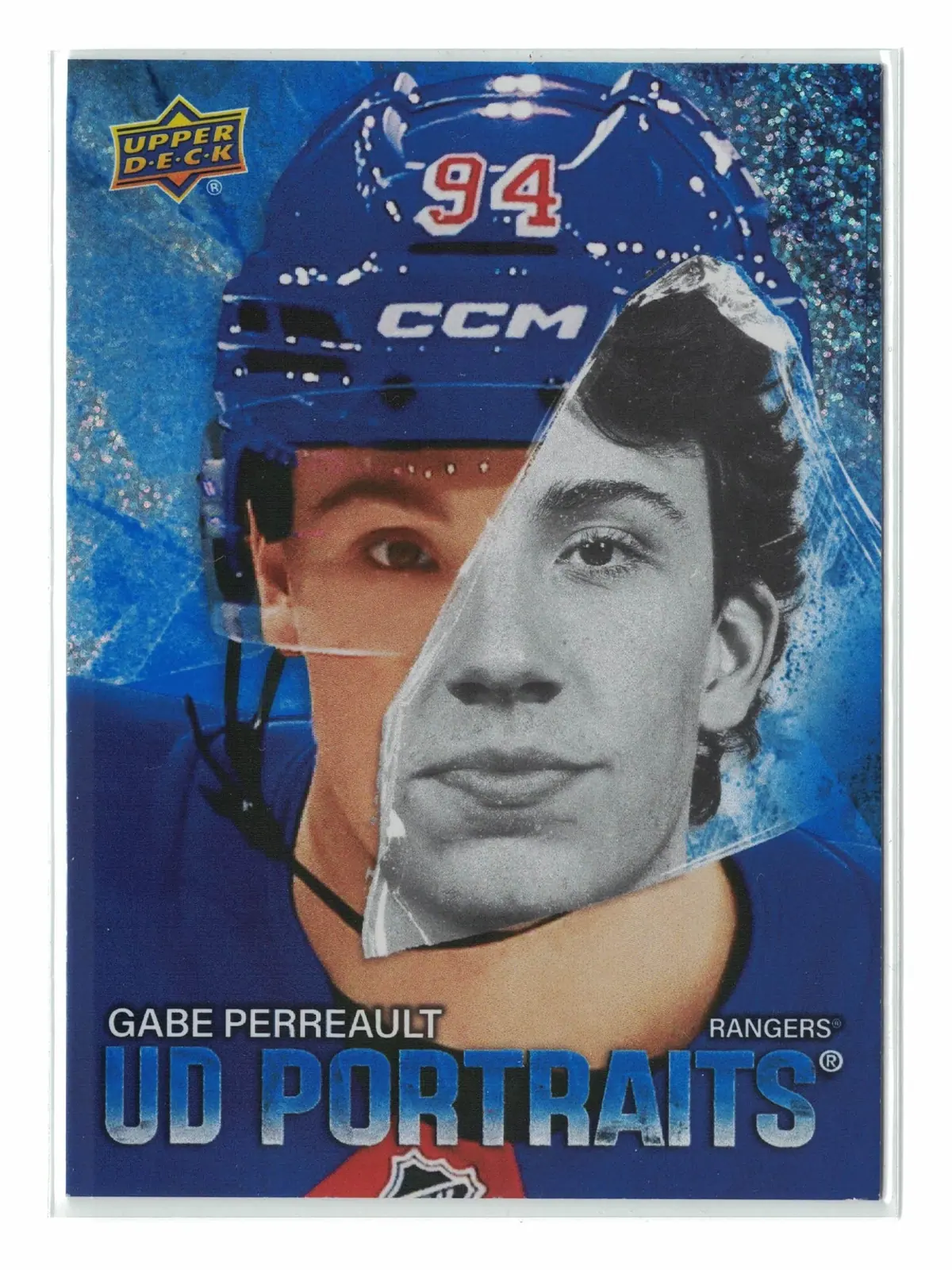 Gabe Perreault UD Portraits #P-14 2025-26 Upper Deck Series 1 Hockey Card — front