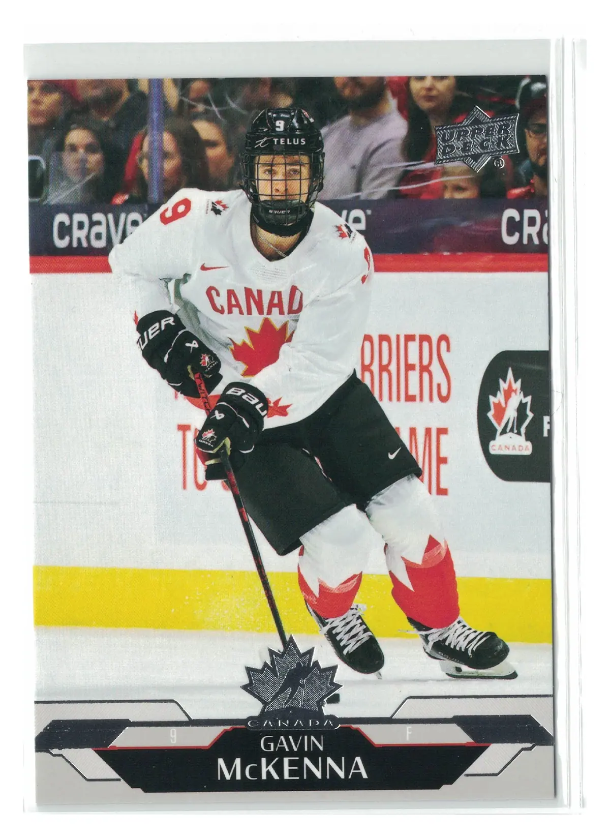 Gavin McKenna Base Card #126 2026 Upper Deck Team Canada Hockey Card — front