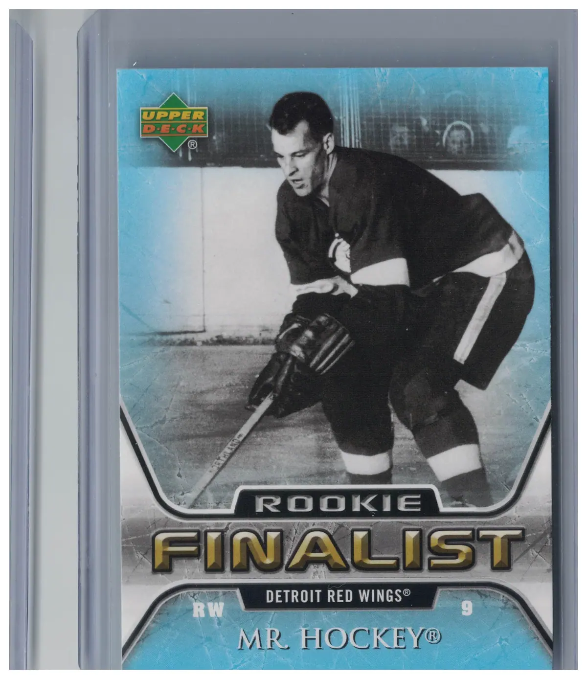 Gordie Howe Finalist insert #70 2005-06 UD NHL All-Time Greatest Hockey Card — front