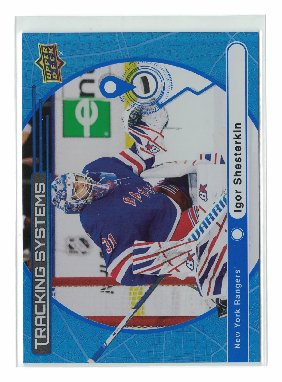 Igor Shesterkin Tracking Systems #TS-1 2025-26 Upper Deck Series 1 Hockey Card — front