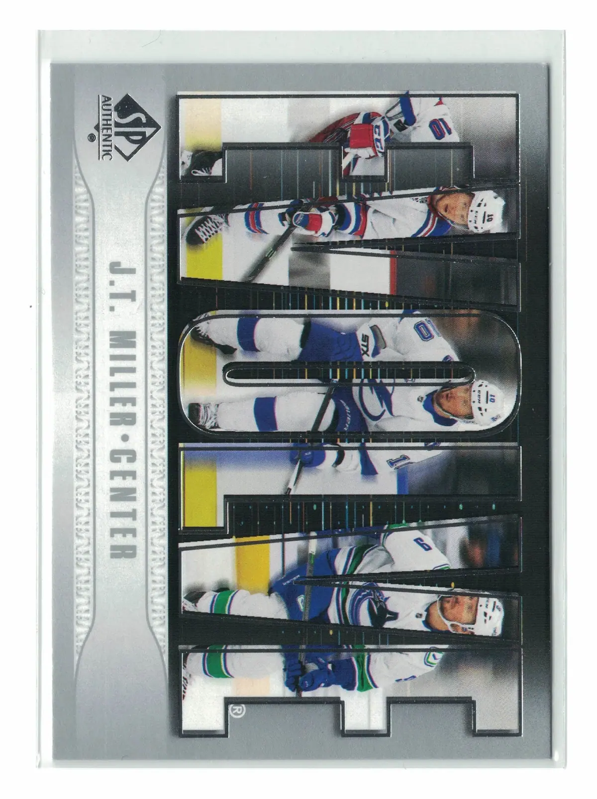 J.T. Miller Evolve #E-17 2023-24 SP Authentic Hockey Card — front