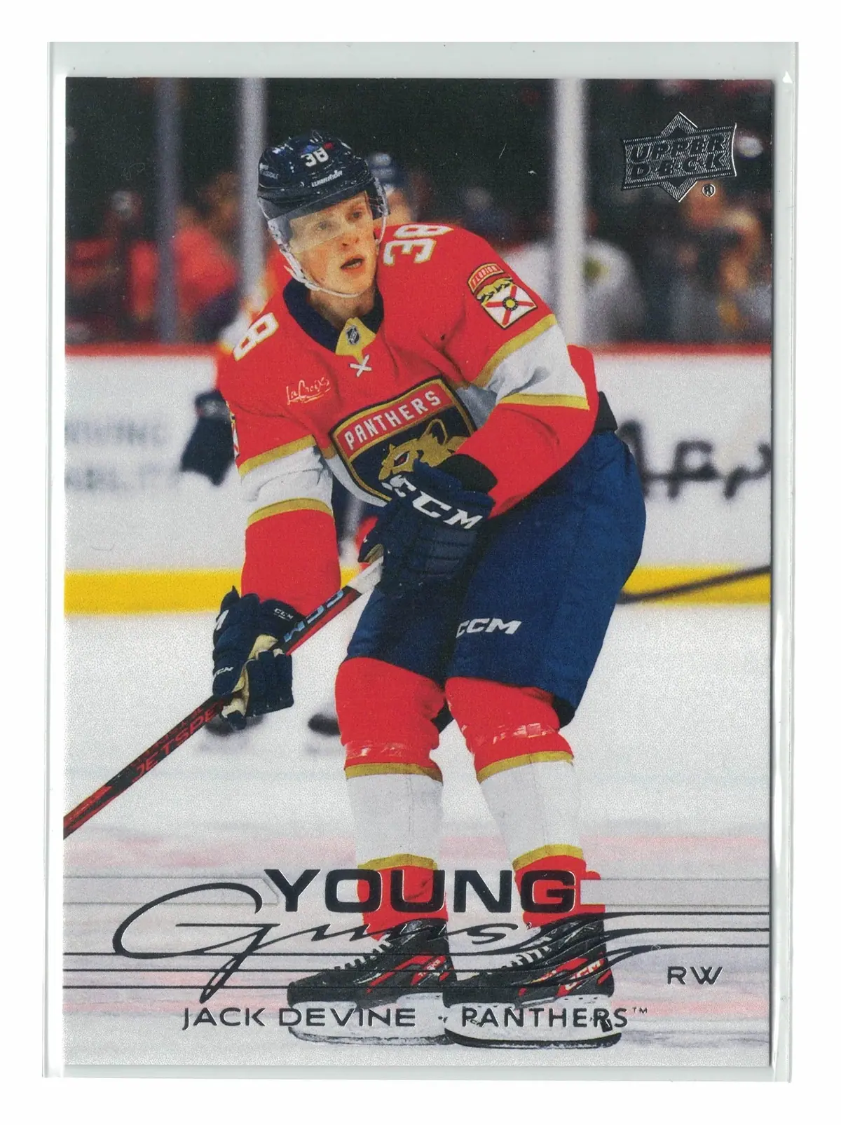 Jack Devine Young Guns #715 2025-26 Upper Deck Extended Series Hockey Card — front