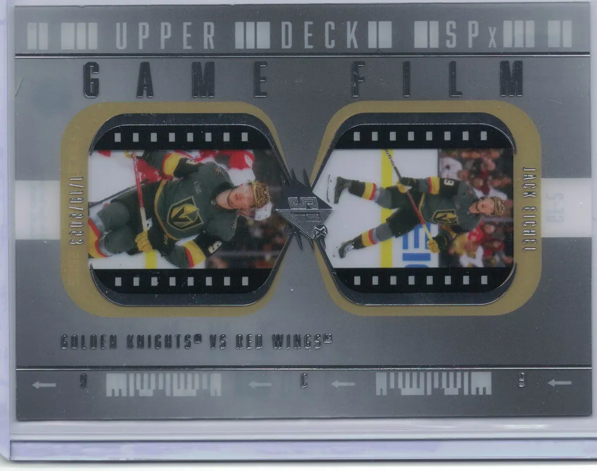 Jack Eichel Game Film #GF-2 2025-26 Upper Deck SPx Hockey Card — front