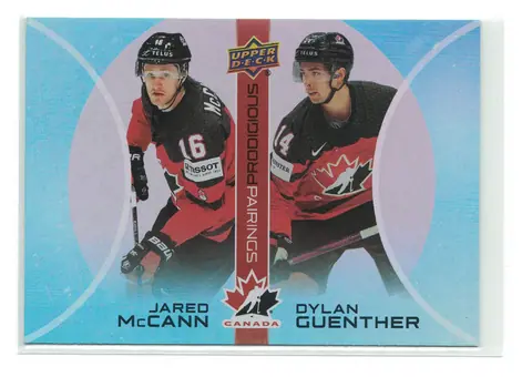 Jared McCann / Dylan Guenther Prodigious Pairings #PP-13 2026 UD Team Canada