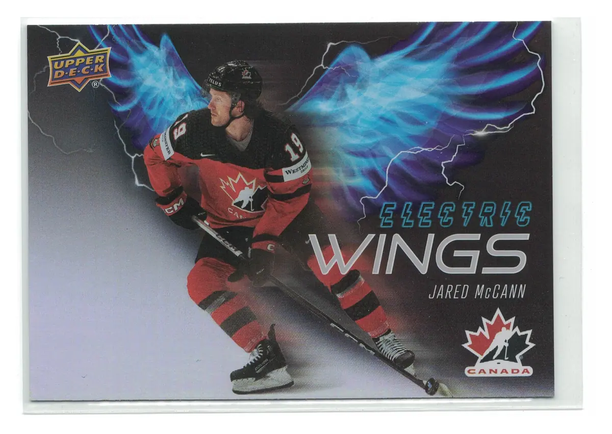 Jared McCann Electric Wings #EW-7 2026 UD Team Canada — front