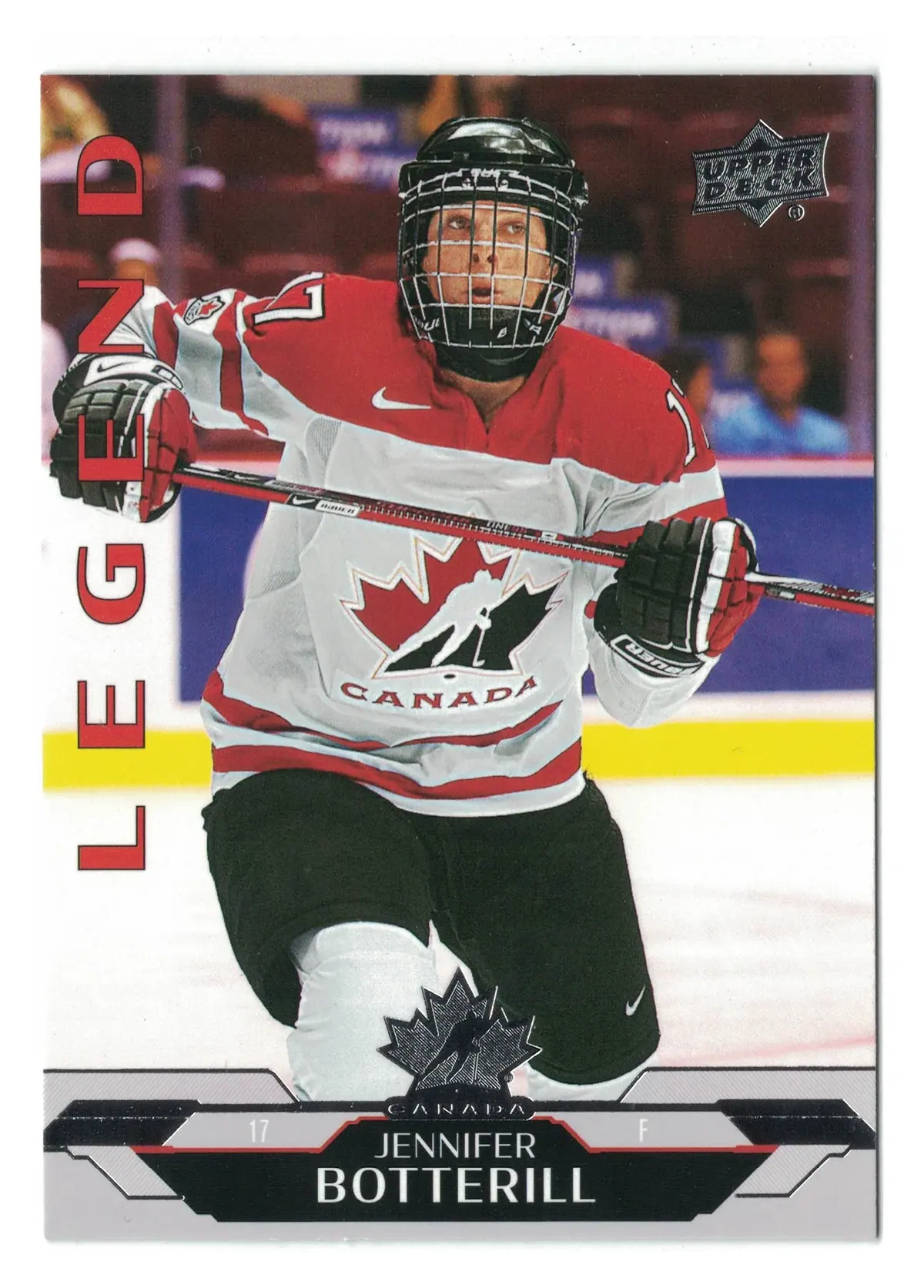 Jennifer Botterill Legend #170 2026 UD Team Canada — front